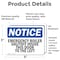 Signmission Emergency Boiler Shutoff Inside This Door, 5 in W x Rectangle, Vinyl Decal OS-2PACK-NS-D-35-L-11767 - alternate 4